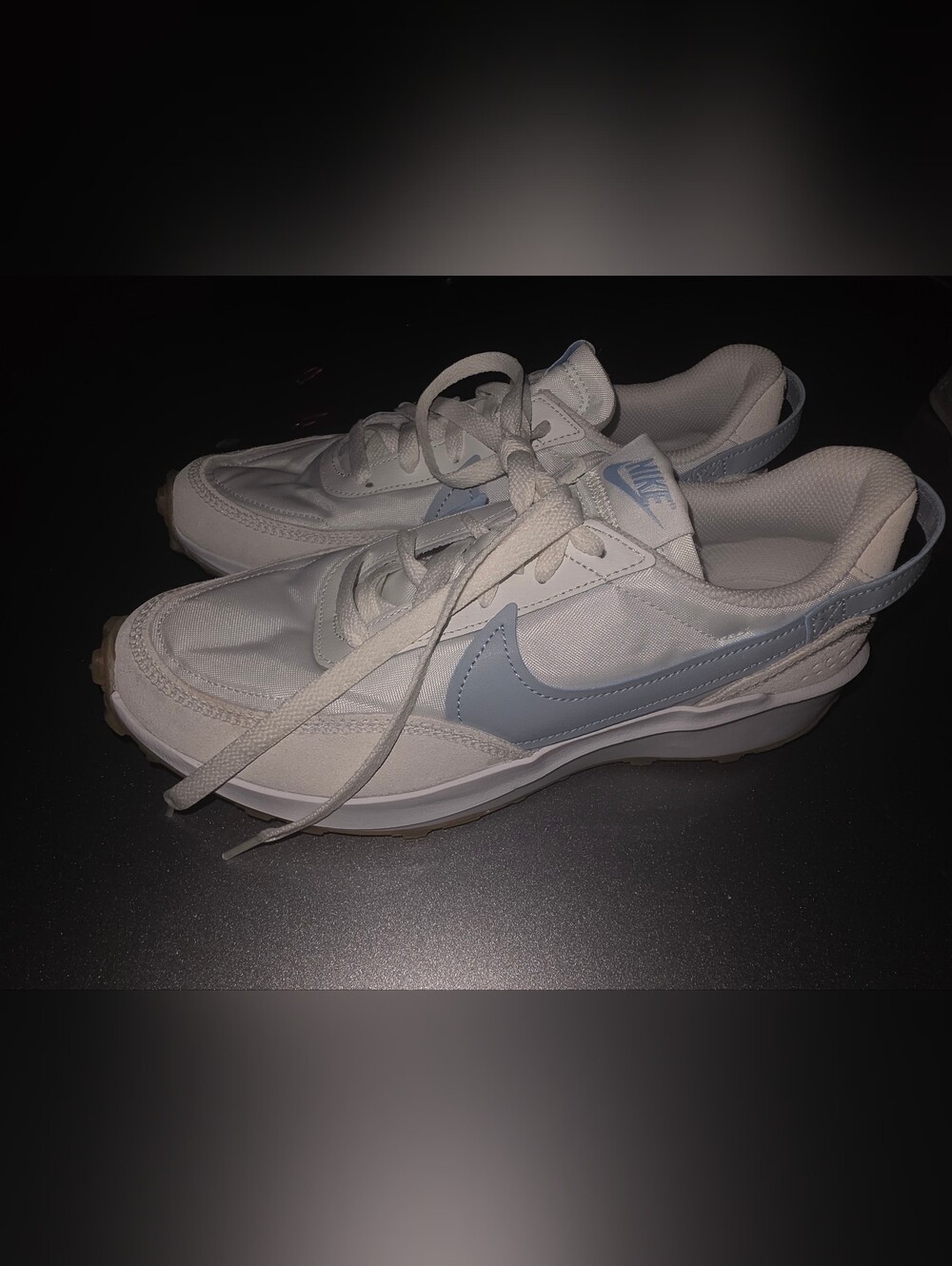 Brand New Size 9.5 Nike Women's White and Light Blue Running Sneakers No Box
